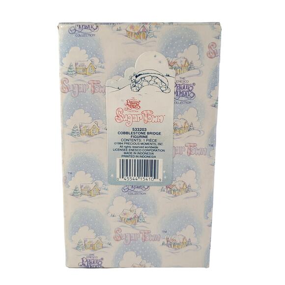 Precious Moments Sugar Town Cobblestone Bridge Figurine Enesco 533203 1994 - Picture 14 of 16